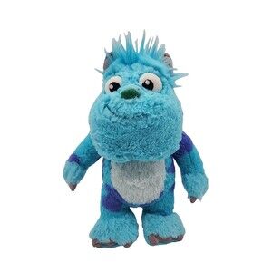 Disney Pixar Monsters Inc Sulley Disney Babies Stuffed Plush Blue 11”